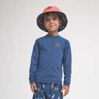 Long Sleeve Rash Vest - Navy