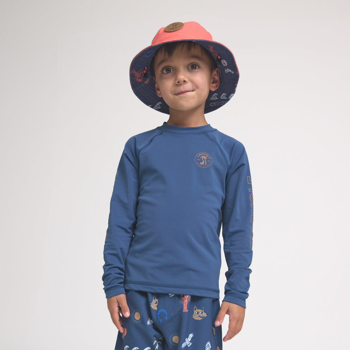 Crywolf Long Sleeve Rash Vest - Navy