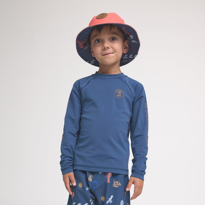 Crywolf Long Sleeve Rash Vest - Navy