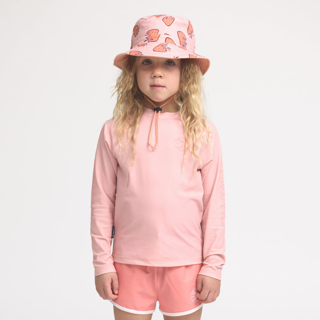Long Sleeve Rash Vest - Pink