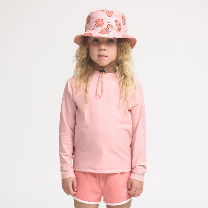 Crywolf Long Sleeve Rash Vest - Pink
