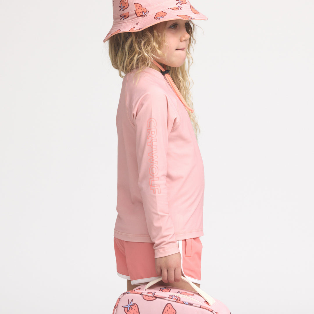 Crywolf Long Sleeve Rash Vest - Pink