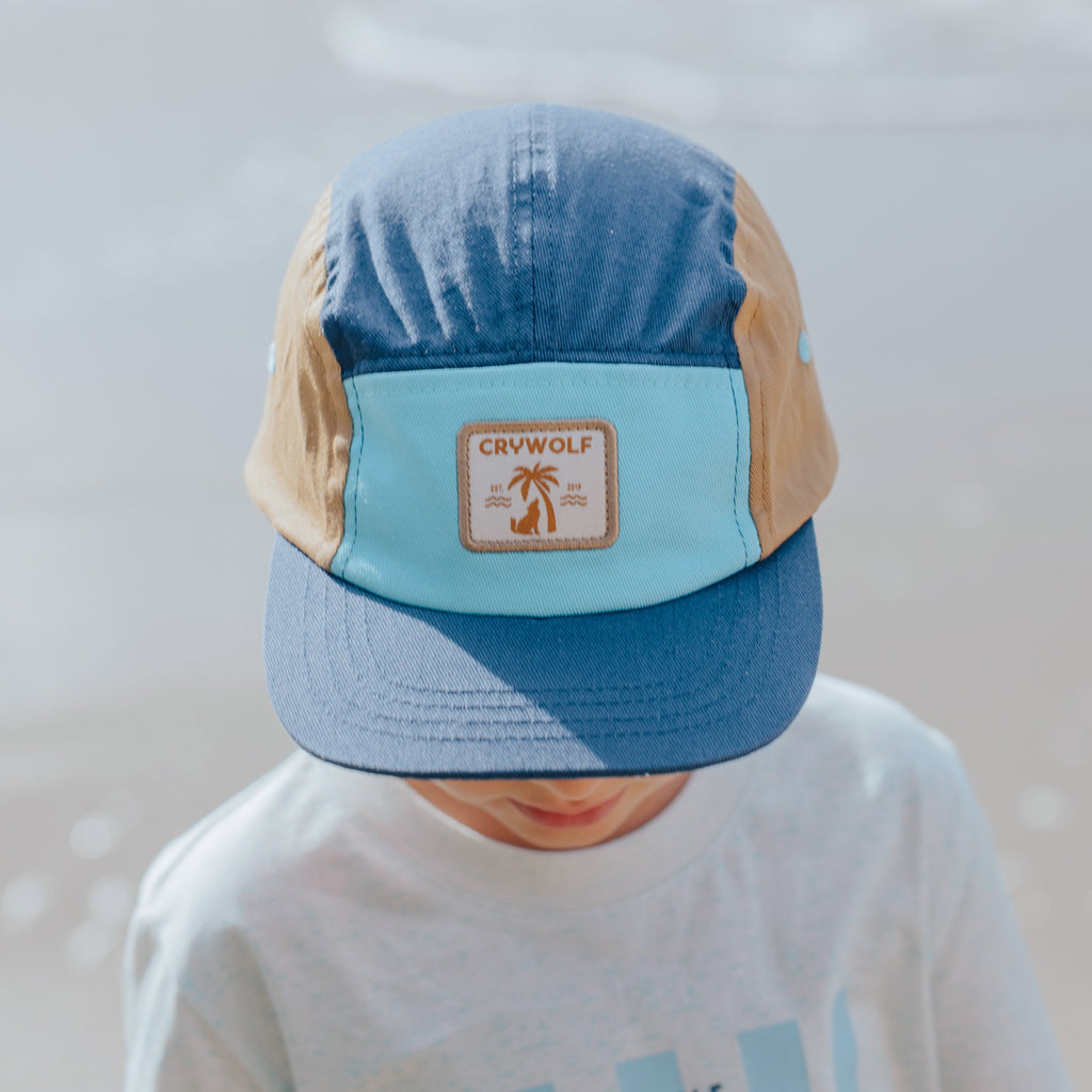 Lucky Cap - Navy Colourblock