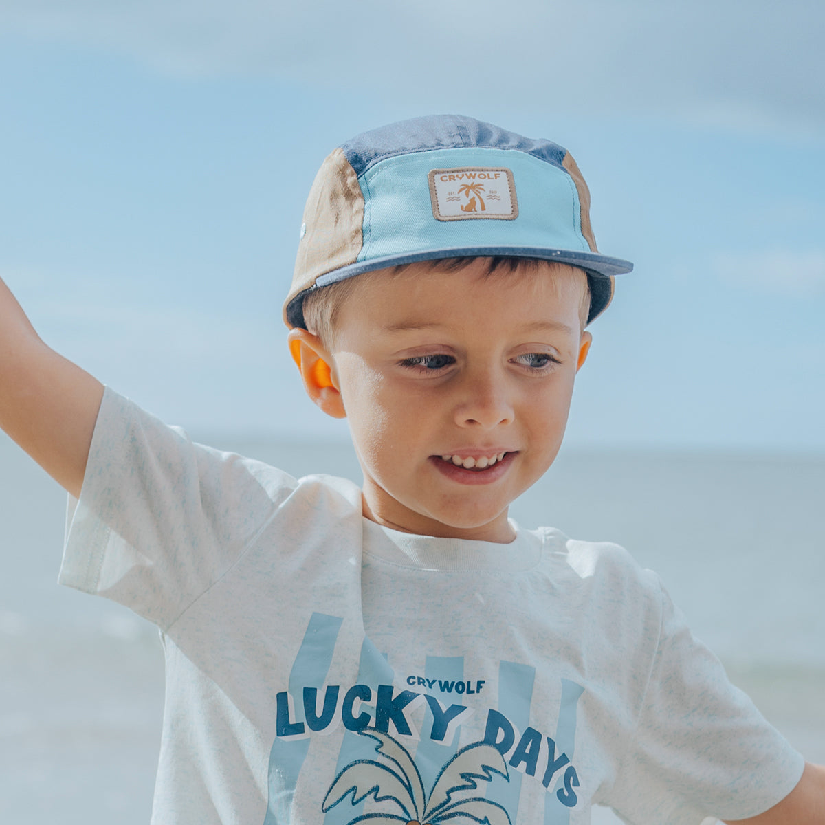 Lucky Cap - Navy Colourblock