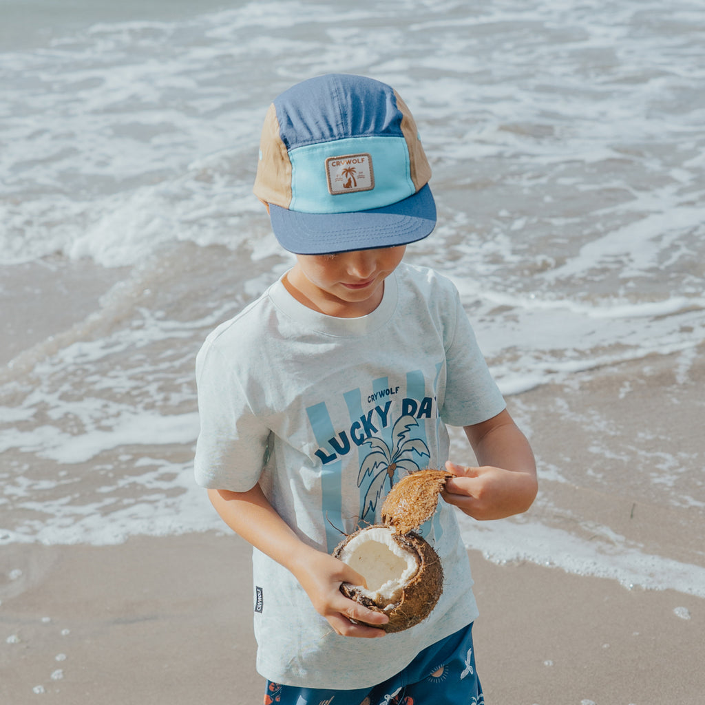 Lucky Cap - Navy Colourblock