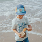 Lucky Cap - Navy Colourblock