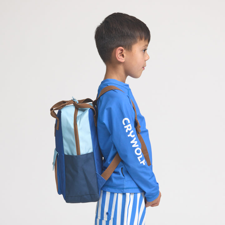 Crywolf Mini Backpack - Deep Sea Colourblock