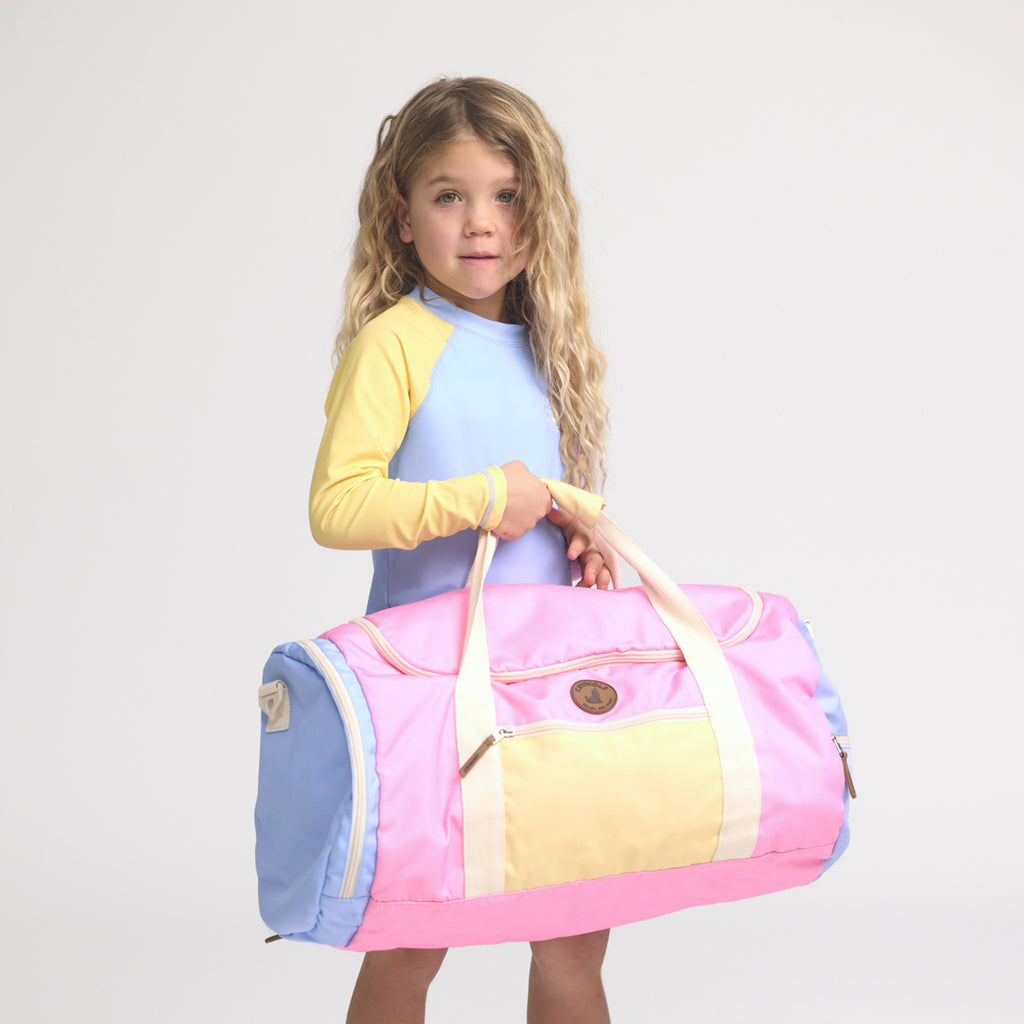 Packable Duffel Bag - Pop Colourblock