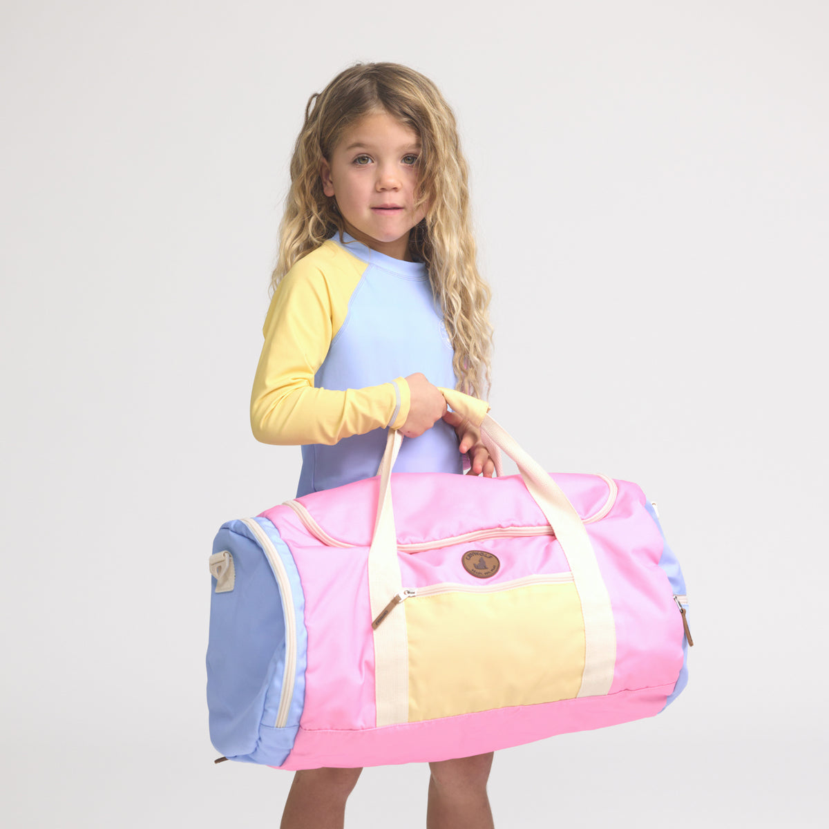 Packable Duffel Bag - Pop Colourblock