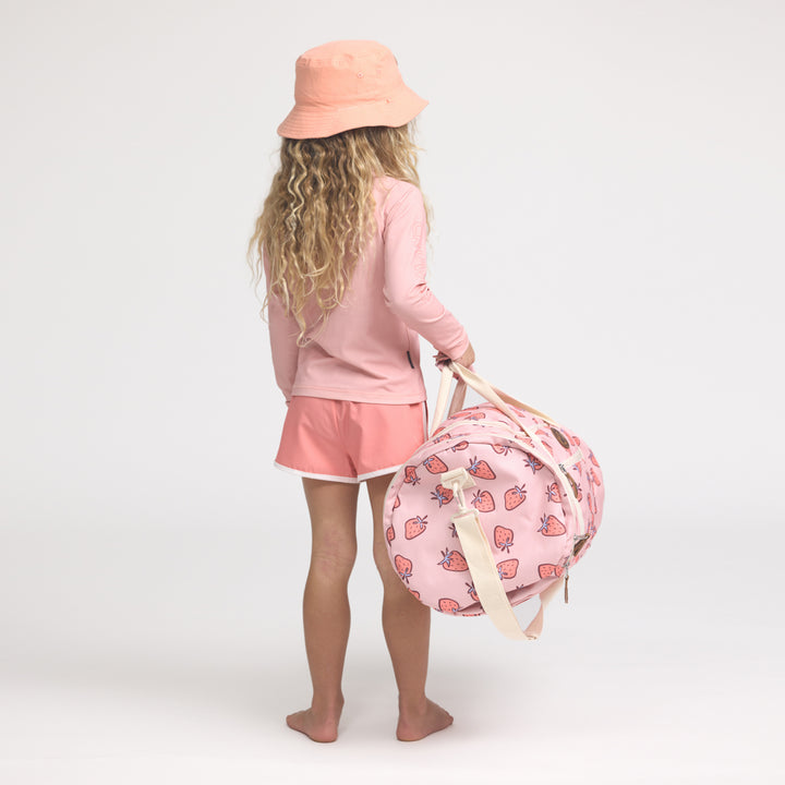 Crywolf Packable Duffel Bag - Strawberry Splash