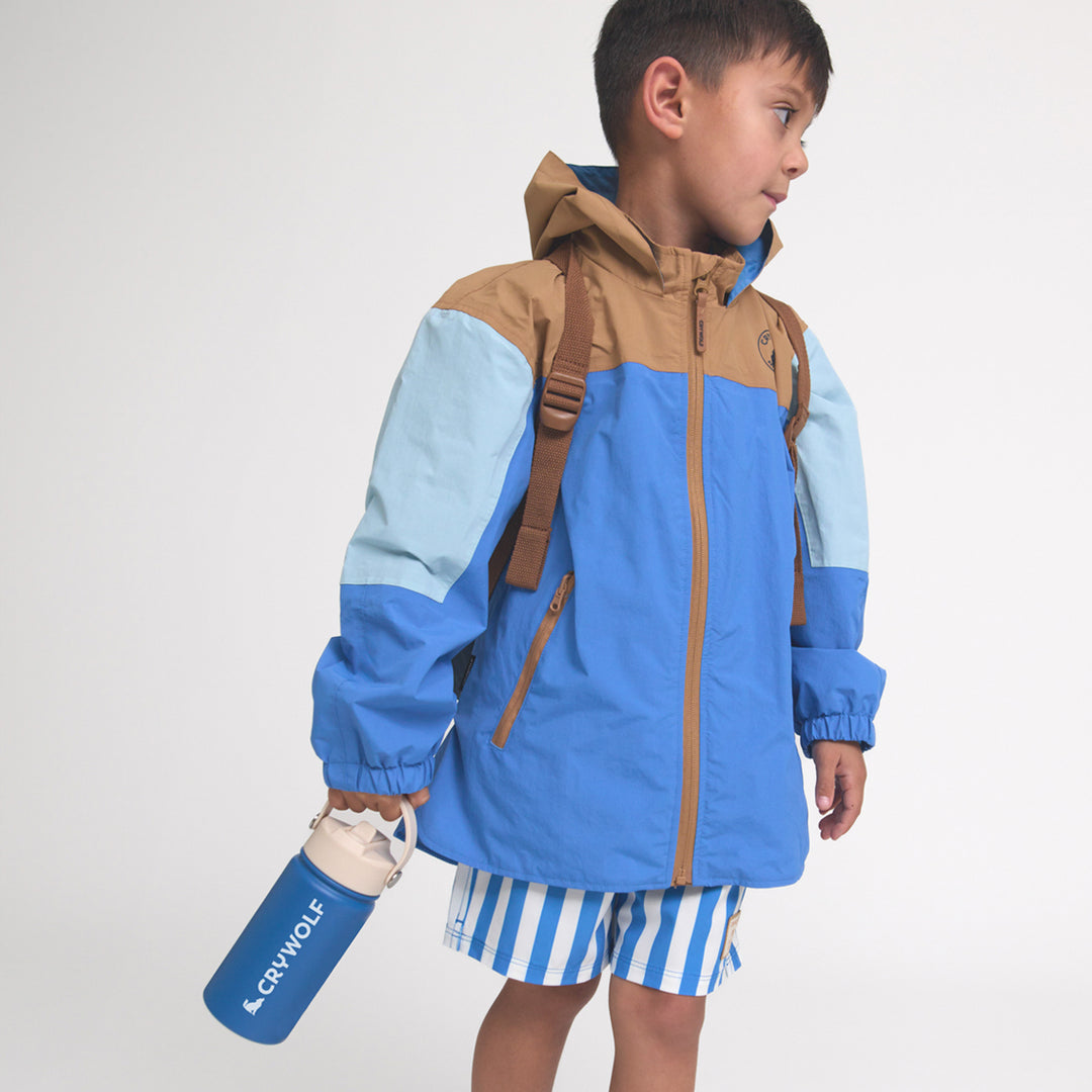 Crywolf Packable Jacket - Ocean Colourblock