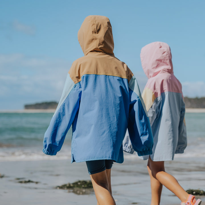 Crywolf Packable Jacket - Ocean Colourblock