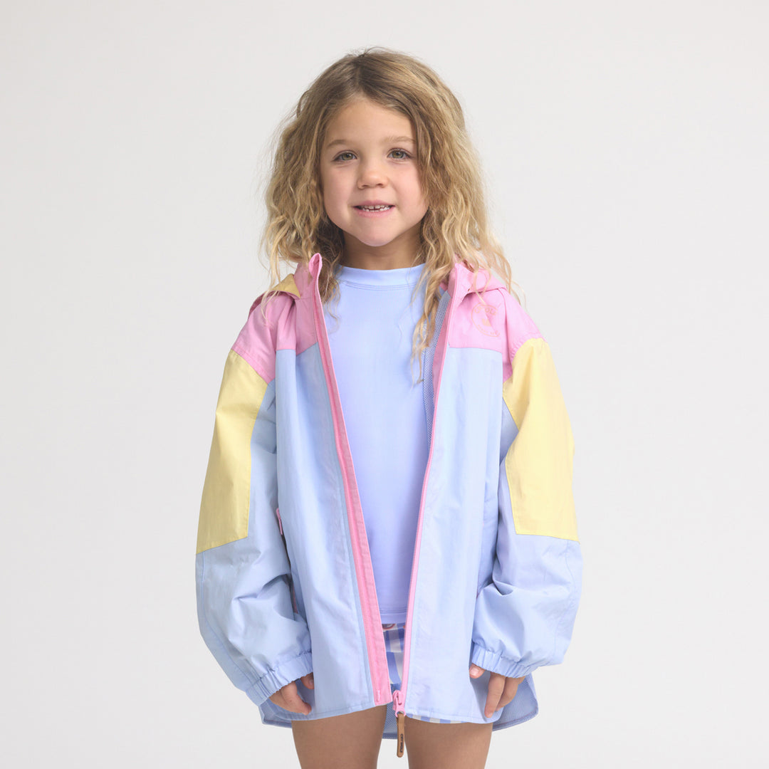 Crywolf Packable Jacket - Pop Colourblock