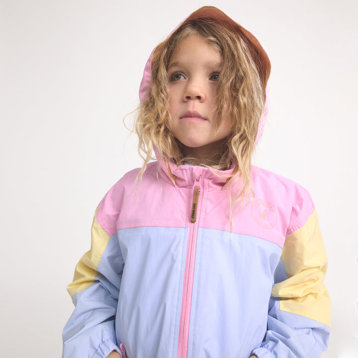 Crywolf Packable Jacket - Pop Colourblock
