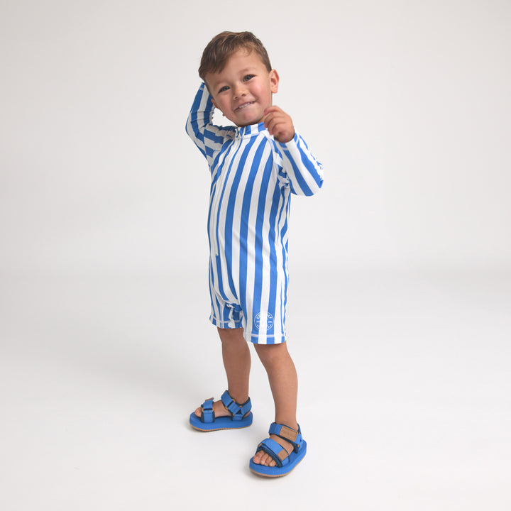 Crywolf Rash Suit - Deep Sea Stripe