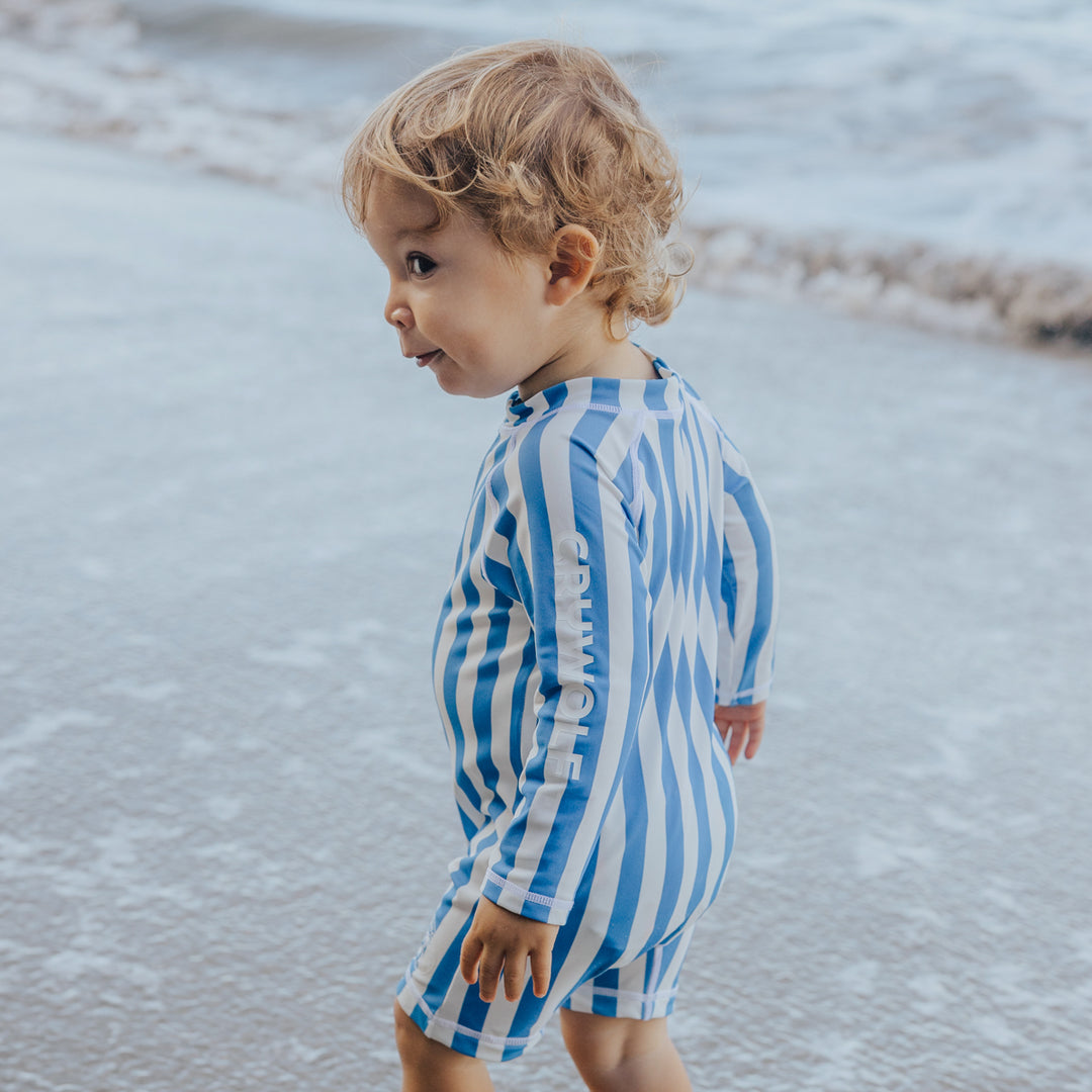 Crywolf Rash Suit - Deep Sea Stripe