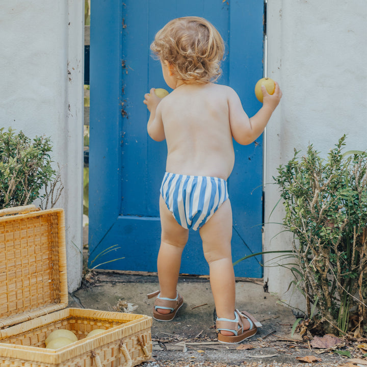Crywolf Reusable Swim Nappy - Deep Sea Stripe