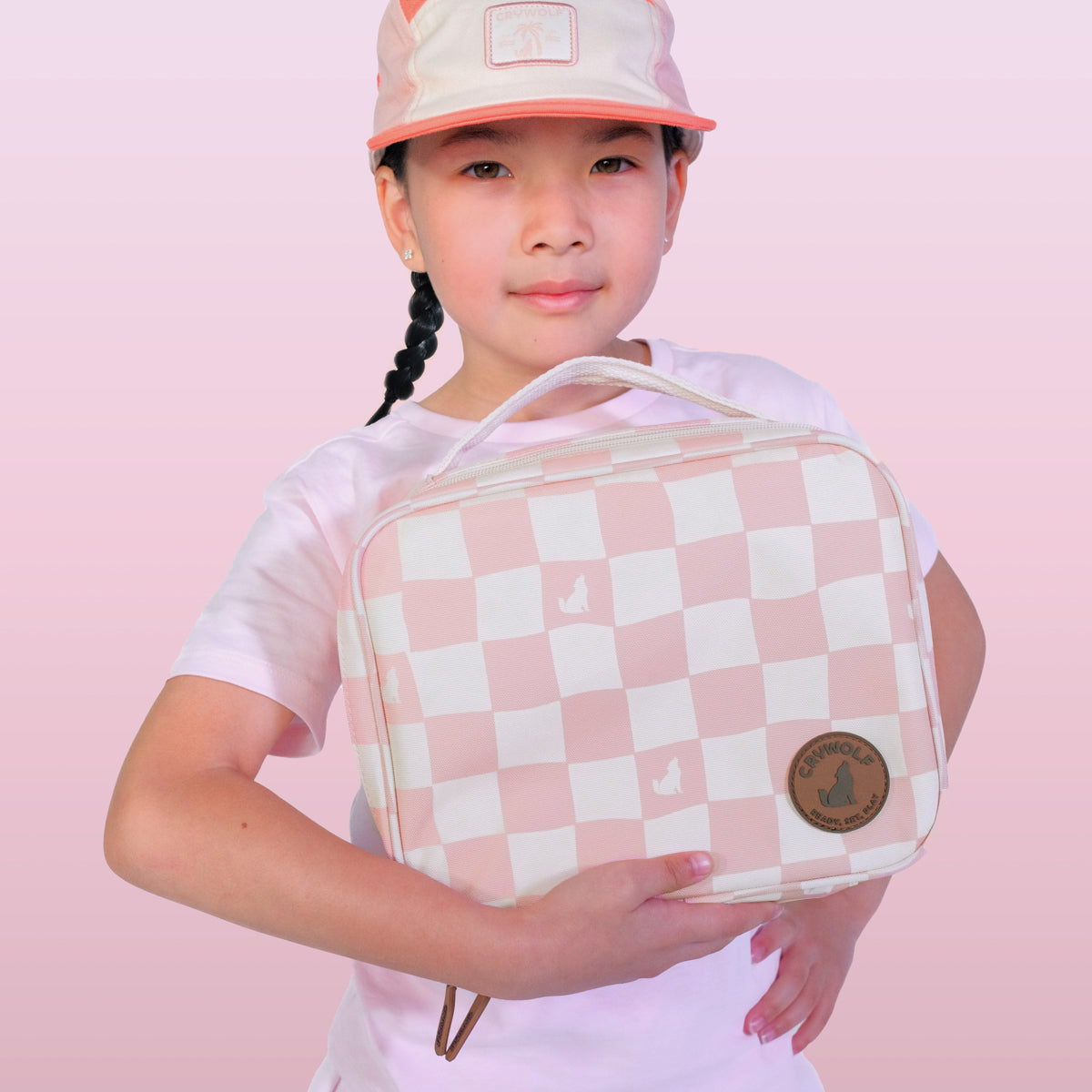 Everyday Lunch Bag Pink Check