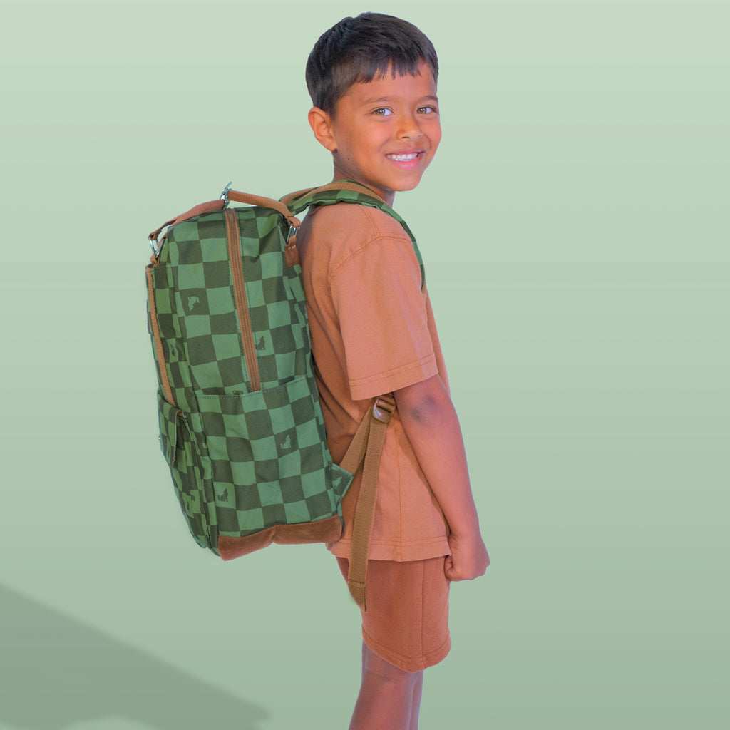 Knapsack Green Check