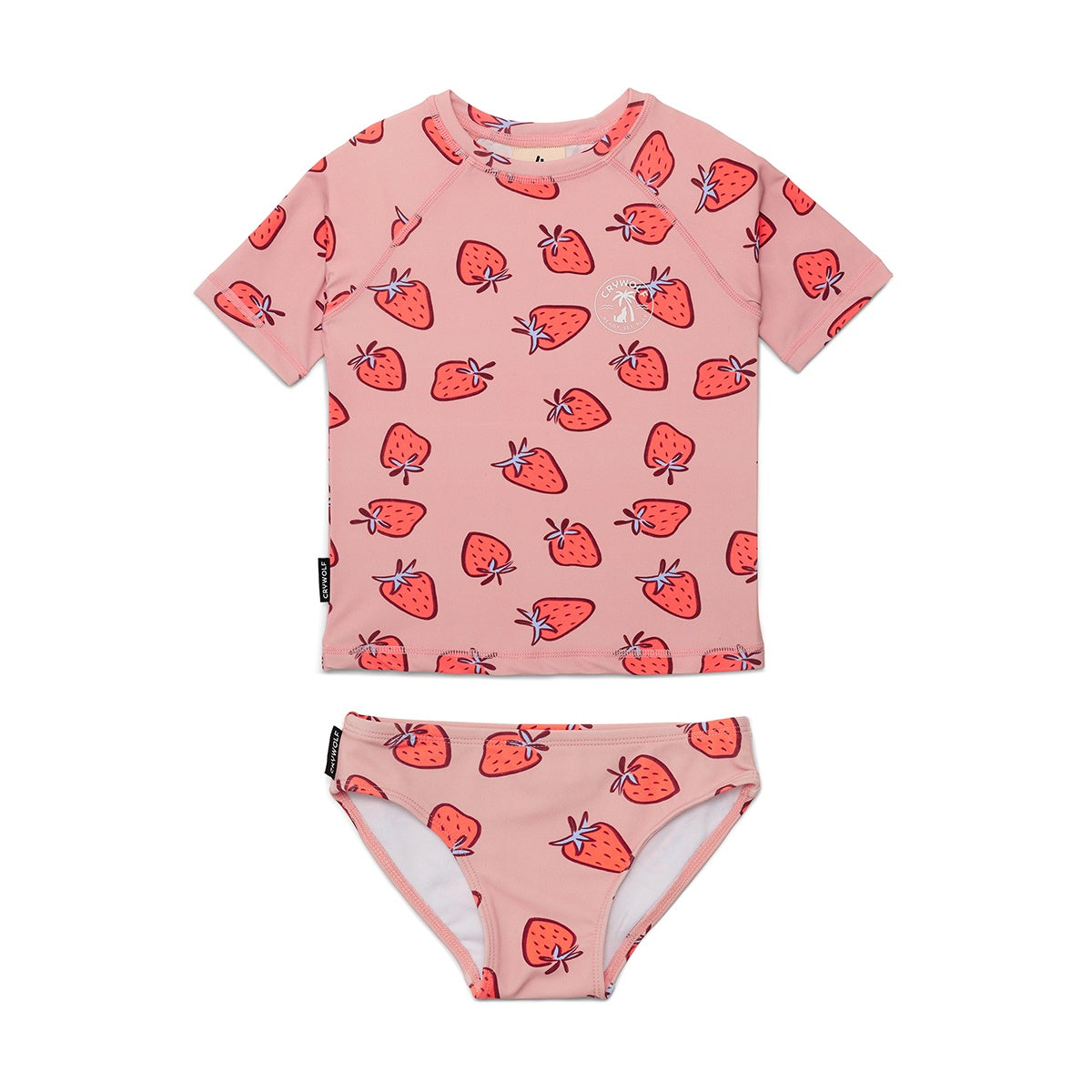 Splash Rash Short Sleeve Rash Set - Strawberry Splash – Daisy and Hen