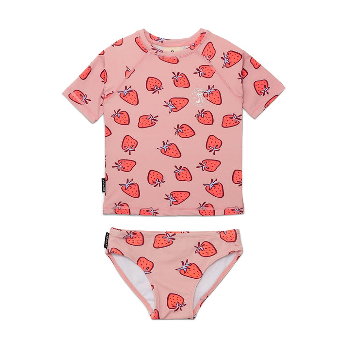 Crywolf Short Sleeve Rash Set - Strawberry Splash
