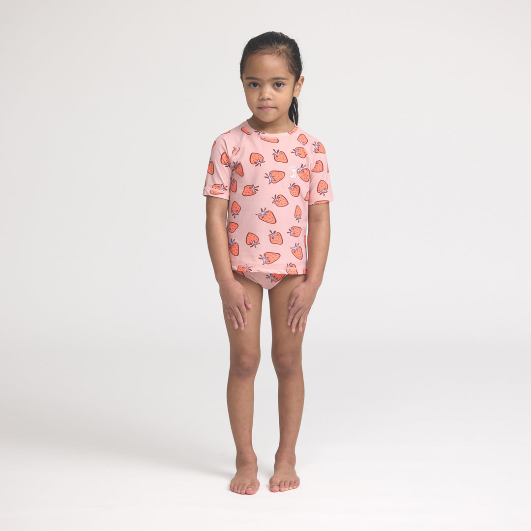 Crywolf Short Sleeve Rash Set - Strawberry Splash