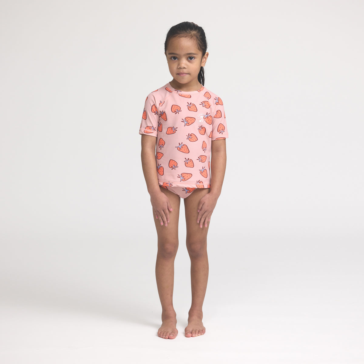 Short Sleeve Rash Set - Strawberry Splash