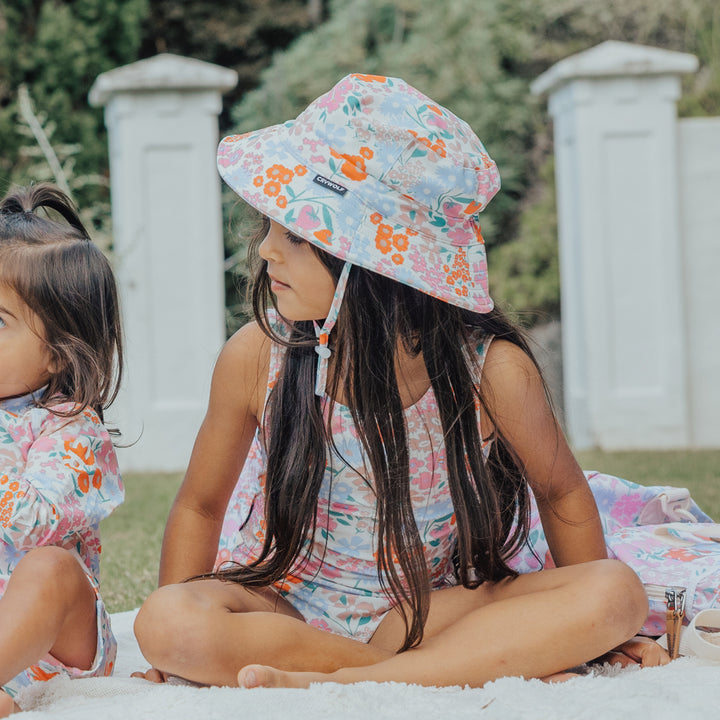 Crywolf Swim Bucket Hat - Berry Garden