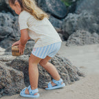 Swim Short - Sky Blue Stripe