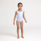 Swimsuit - Sky Blue Stripe