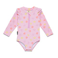 Baby Long Sleeve Swimsuit Hibiscus Bloom