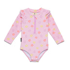 Baby Long Sleeve Swimsuit Hibiscus Bloom