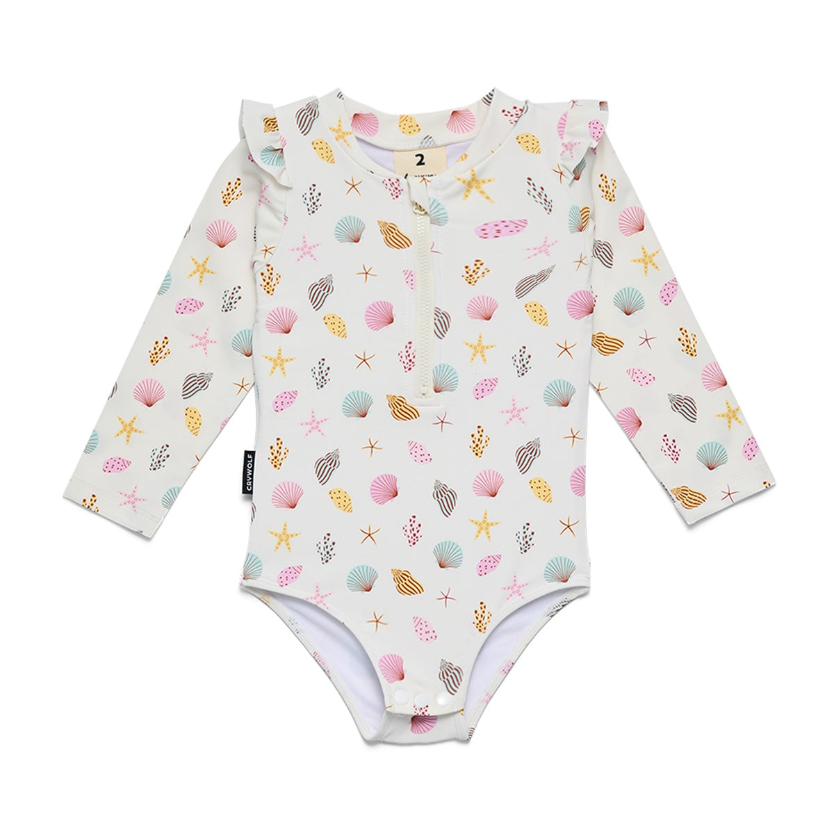 Baby Long Sleeve Swimsuit Little Shell