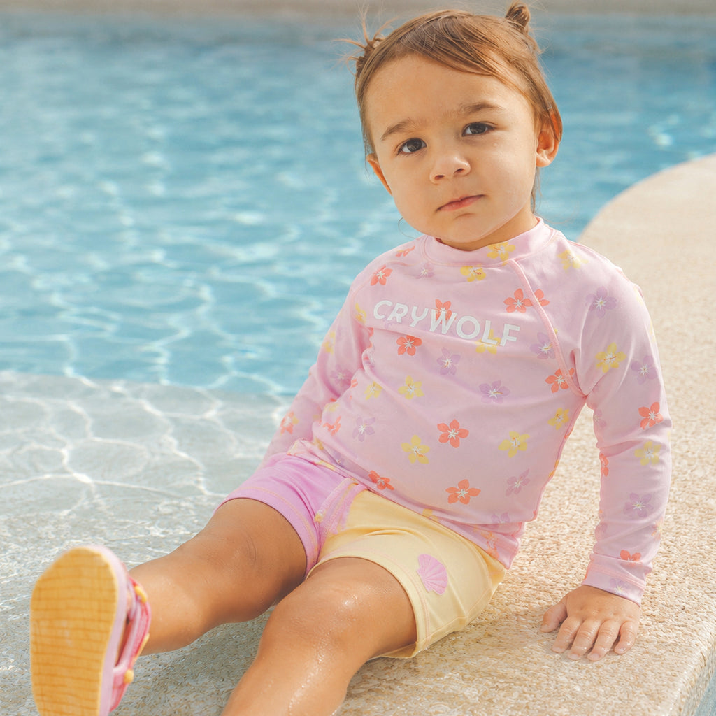 Baby Rash Vest Hibiscus Bloom