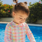 Baby Rash Vest Pop Gingham