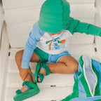Baby Rash Vest Seaside Colourblock