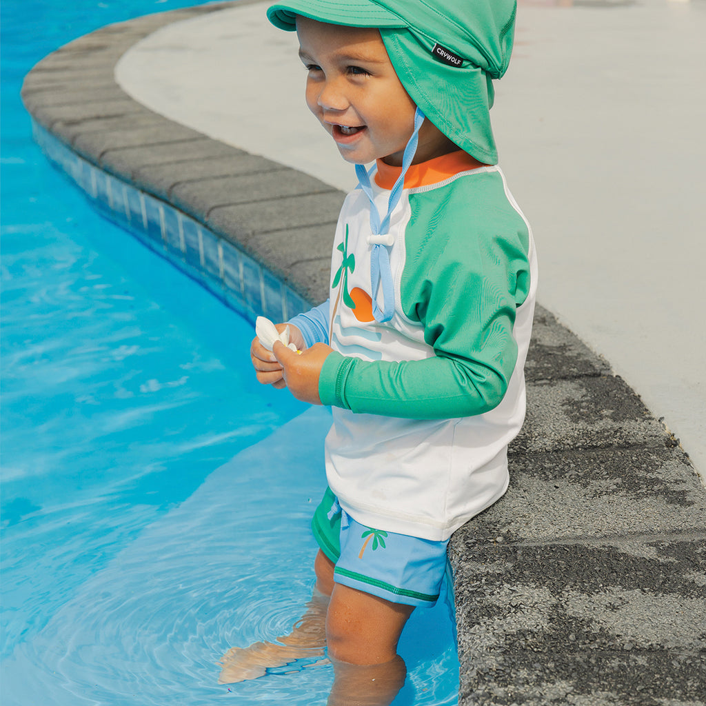 Baby Rash Vest Seaside Colourblock