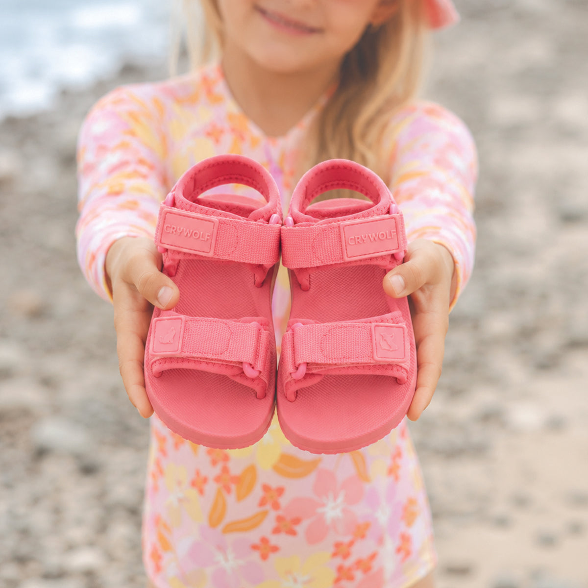 Beach Sandal Flamingo Pink