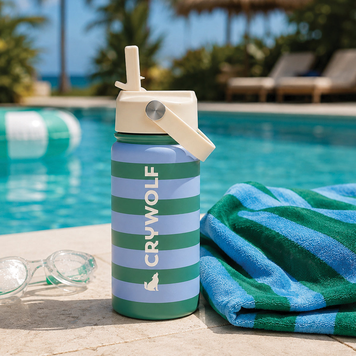 Drink Bottle (400Ml) Deck Stripe