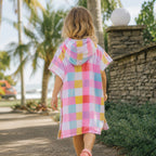 Hooded Towel Pop Gingham