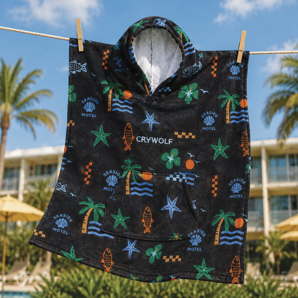 Hooded Towel Seaside Motel