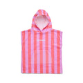 Hooded Towel Flamingo Stripe