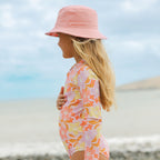 Long Sleeve Swimsuit Hibiscus Daze
