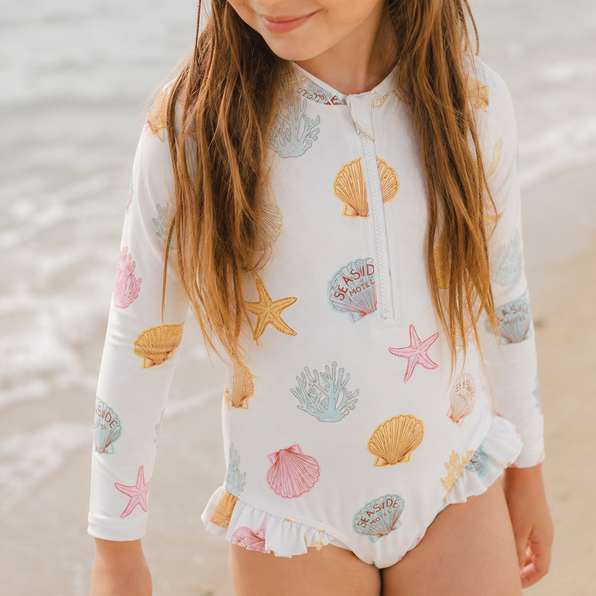 Long Sleeve Swimsuit Shell