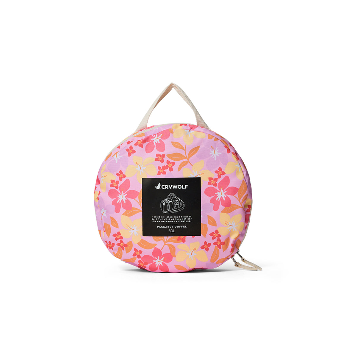 Packable Duffel Bag Hibiscus Daze