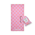 Rapid Dry Towel Flamingo Check