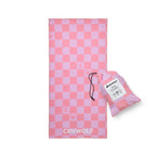 Rapid Dry Towel Flamingo Check