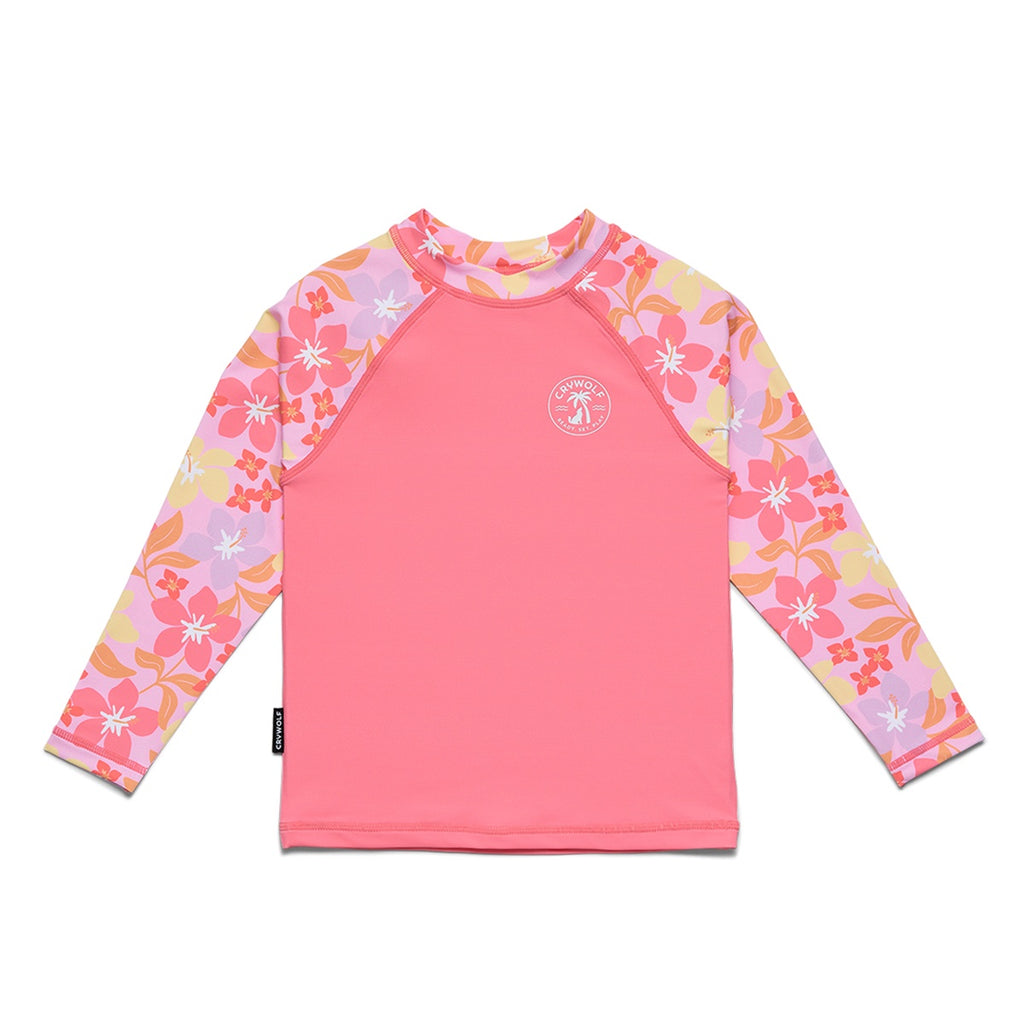 Long Sleeve Rash Vest Hibiscus Daze