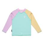 Long Sleeve Rash Vest Poolside Colourblock