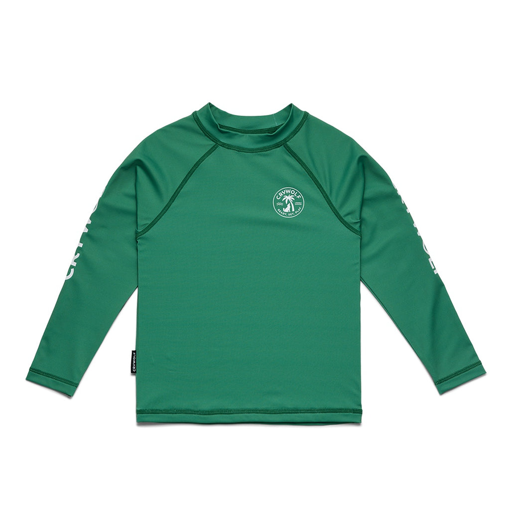Long Sleeve Rash Vest Sea Green